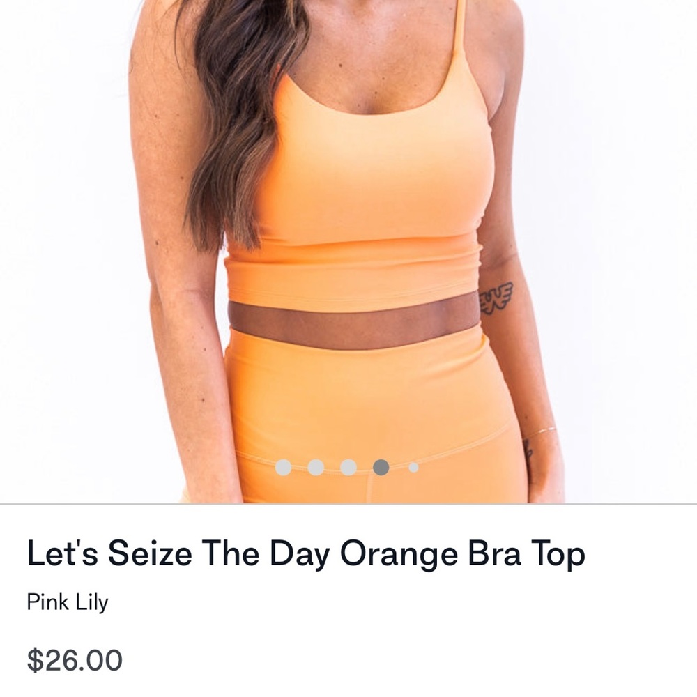 Pink lily Let’s Seize The Day Bra Top
